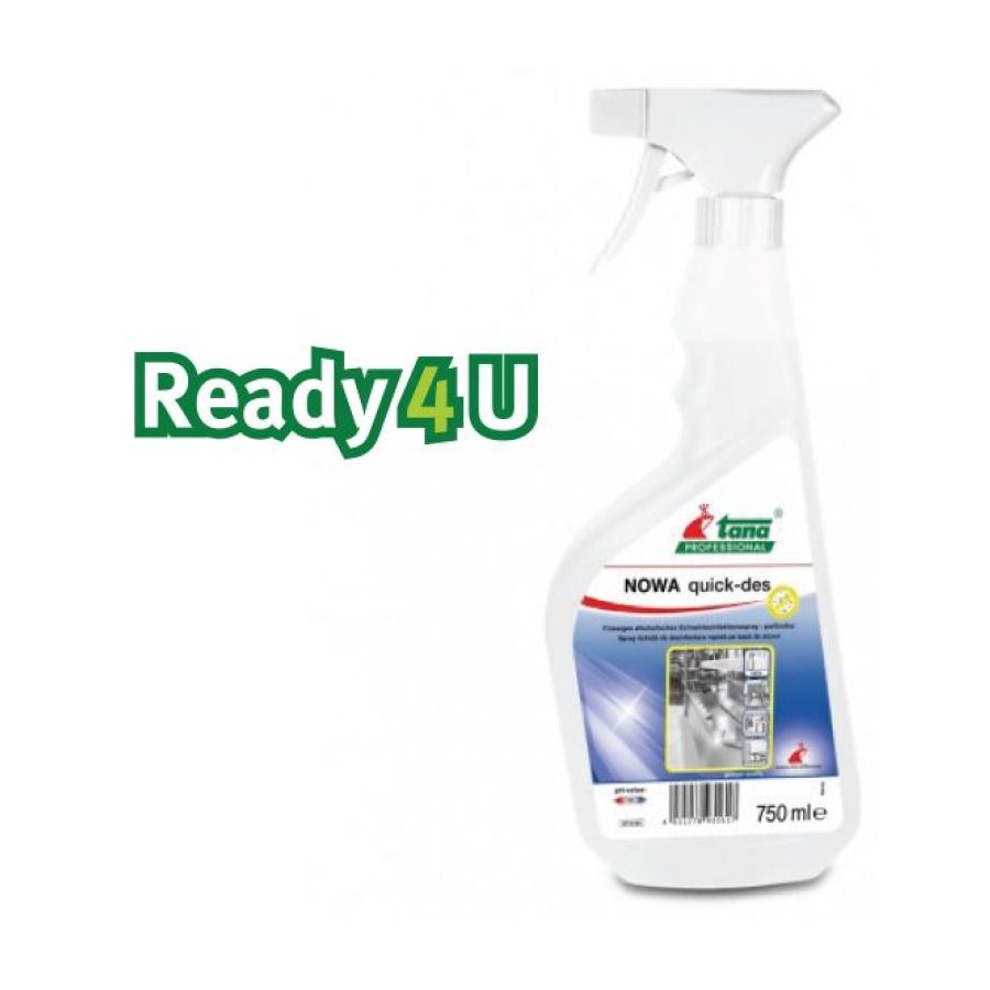 NOWA quick dez - hitra dezinfekcija kuhinjskih površin, 750 mL